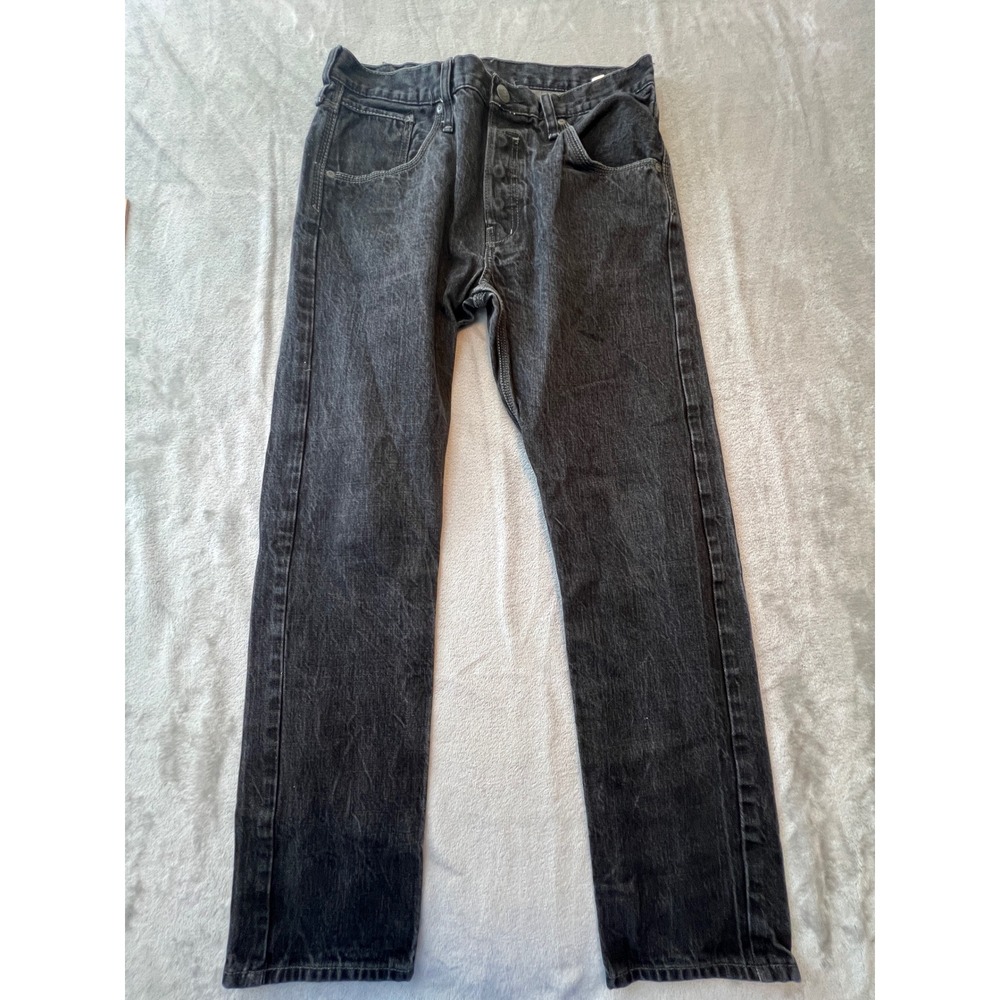 Bullhead Dillon Skinny Slouch Jeans Mens 32x32 Black Button Fly Denim Pants